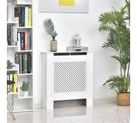 Shein HOMCOM Cubre Radiador Cubierta de Radiador Mueble Estante de Pared para Radiador Diseño Moderno MDF 78x19x82cm