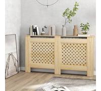 Shein HOMCOM Cubre Radiadores Cubreradiador de MDF Cubierta para Radiador para Salón Dormitorio Pasillo 152x19x82 cm Roble