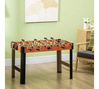 Shein HOMCOM Futbolín Futbolín de Madera 118x104x69 cm con 2 Bolas 8 Asas 2 Marcadores 22 Jugadores para Familias Fiestas Negro