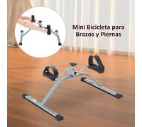 Shein HOMCOM Mini Bicicleta Estática de Acero Aparato de Ejercicios 2 en 1 Brazos y Piernas Diseño Portátil para los Amantes del Fitness en Casa u Oficina 4