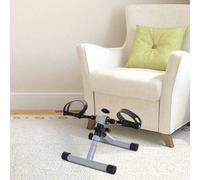 Shein HOMCOM Mini Bicicleta Estática Plegable Pedaleador de Ejercicio 2 en 1 con Resistencia Ajustable Entrenamiento de Piernas Brazos para Mujer y Hombre P