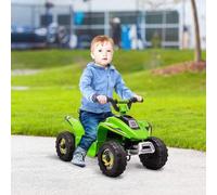 Shein HOMCOM Quad Eléctrico para Niños de 18-36 Meses Vehículo Eléctrico Cuatrimoto a Batería 6V con Avance y Retroceso Carga Máx. 20 kg 72x40x45,5 cm Verde