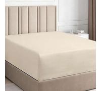 Shein HONEYMOON 1 pieza Sábana ajustada de unicolor ultra suave, ropa de cama con sensación de nube ligera, bolsillo profundo de 15.75in/40cm, se adapta a t