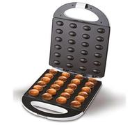 Shein Hornillo Eléctrico para 24 Galletas ✅Envíos 24/48h✅ en Forma de Nuez, Placas Antiadherentes, Pastas Rellenas, Mesko, MS3081, Blanco, 1600W