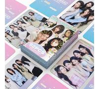 Shein ILL-IT CARD, MOKA, WONHEE, MINJU, YUNAH, IROHA, Tarjetas de Mercancía de Estrellas, Bomba, 55 piezas de Tarjetas Coleccionables, Se Pueden Guardar en