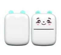 Shein Impresora mini Print Pods, fabricante de pegatinas térmicas sin tinta con 1 rollo de papel de impresión, impresora de bolsillo PrintPod para teléfono,