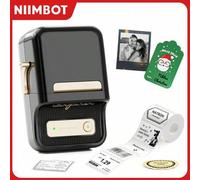Shein Impresora térmica portátil mini NIIMBOT B21 B1, impresora de etiquetas para el hogar/oficina/comercial, impresora inalámbrica Bluetooth para códigos d