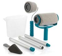 Shein InnovaGoods® Rodillo pintura, rodillo pintura pared, rodillo de pintar antigoteo, recarga el rodillo y pinta hasta 25 m2, Incluye 5 herramientas, Colo