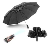 Shein InnovaGoods® Paraguas de cierre inverso plegable con LED Folbrella, se abre y se cierra de forma inversa, con luz LED para mayor seguridad, ideal par