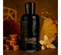Shein Inspirado en Black Phantom - Lattafa Ajayeb Dubai Eau de Parfum 100 ml Unisex, perfume árabe de Dubái, fragancia oriental-gourmand con ron, café, choc