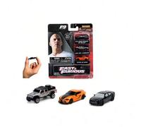 Shein JADA - Fast & Furious NV-11 Edición de Coleccionista: Juego de 3 autos a escala 1/128 (2020 Dodge Charger SRT + Toyota Supra + Jeep Gladiator)