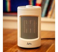 Shein JCTC1930 - Calentador eléctrico cerámico de bajo consumo de 1200 W. Oscilante 65°. Con termostato ajustable. 2 modos: 600 - 1200 W. Compacto: 13 X 13