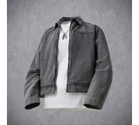 Shein Jeans de pierna ancha y ajuste holgado con bolsillo lavado y marca personalizada para hombre