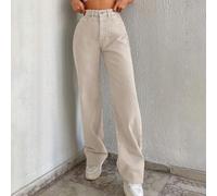 Shein Jeans de tiro alto y pierna recta