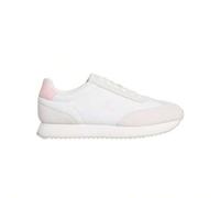 Shein Jeans Runner Laceup Mg Nylon Mix Women's Sneakers White / Pink YW0YW01828