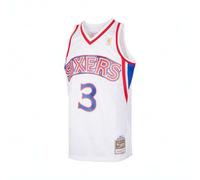 Shein Jersey de baloncesto retro para hombres 2023 - Versión de aficionado - Camiseta deportiva tipo tirantes blanca Philadelphia 76ers Rookie Home SMJYGS18