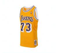 Shein Jersey de baloncesto vintage de hombre MN 2023 - Versión de aficionado - Temporada 1998-99, Rodman, Camiseta local amarilla, SMJYCP20064-LALGOLD98DRD