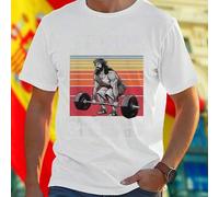 Shein JESUS The Ultimate DEADLIFTER Camiseta Hombre Algodón Casual Fitness Gimnasio Exclusiva Oferta Especial Regalo Deportivo Entrenamiento Estilo Único Mo