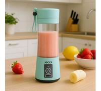 Shein Jocca Batidora Portátil USB | 380ml | Batería Recargable USB| 4 Cuchillas de Acero Inoxidable| Diseño Compacto y Ligero |Ideal para Smoothies, Batidos