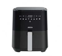 Shein Jocca Freidora de Aire Digital 5L Negro con 8 Programas Automáticos, Pantalla LED Táctil, Temporizador, Apagado Automático | Cocción Saludable Sin Ac