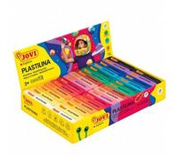 Shein JOVI PLASTILINA Caja expositora 30 pastillas 50 g colores surtidos (2 uds x 15 colores) Pasta de modelar de base vegetal No endurece al aire sin glut