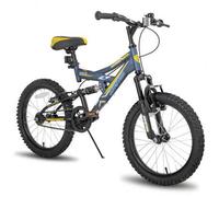 Shein JOYSTAR Contender 20 Pulgadas Bicicleta de Montaña con Suspensión Completa para Niños y Niñas de 7-13 Años, MTB Juvenil de Una Velocidad con Cuad