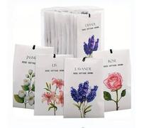Shein Juego de 12 sachets perfumados para cajones y armarios, que proporcionan una fragancia duradera para el hogar con seis opciones de aroma: lavanda, ros