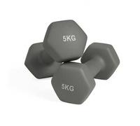 Shein Juego de 2 Mancuernas, 2 x 2 kg, Mancuernas Hexagonales con Superficie de Vinilo, para Fitness, Ejercicio, Entrenamiento, para Gimnasia en Casa, Viole
