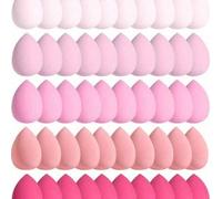 Shein Juego de 3-200 piezas de mini esponjas de maquillaje, esponja de maquillaje suave sin látex para base líquida, crema y polvo, aplicador de esponja de