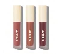 Shein Juego De 3 MiniláPiz Labial LíQuido Matte Allure-Feel Real, LáPiz Labial De Larga DuracióN, Nutritivo, Con Aceite De Girasol, Reduce Las LíNeas Finas