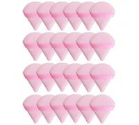 Shein Juego de 3 piezas/8 piezas/15 piezas/24 piezas de esponjas de maquillaje con textura suave y esponjosa en forma de triángulo, para polvo facial/corpor
