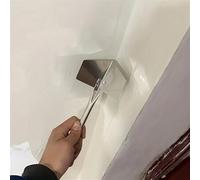 Shein Juego de 4 piezas de llanas de esquina de metal, herramientas manuales para reparar y alisar paredes, sin necesidad de electricidad