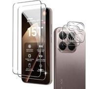 Shein Juego de 4 piezas de protector de pantalla de vidrio templado y protector de lente de cámara para Xiaomi 15T/15T Pro, 14T/14T Pro, 17/17 Ultra, incluy