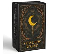 Shein Juego de 54 Cartas Tarot, Cartas Oráculo de Trabajo de Sombra Lunar Reflectante de 13x8cm, Juego de Autoconocimiento y Percepción Emocional, Herramien