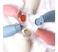 Shein Juego de 6/3/1 botellas recargables para viaje, botellas a prueba de fugas, adecuadas para gel, champú, loción, jabón corporal, jabón de manos y cosmé