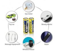 Shein Juego de baterías recargables AA/AAA de alta capacidad de 1.5V con cargador USB, compatible con juguetes, controles remotos, pantallas, cepillos de di