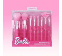Shein Juego de brochas de maquillaje de la serie Barbie, estilo princesa, para base, contorno, rubor, corrector, sombra de ojos, delineador, juego de brocha