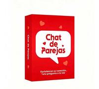 Shein Juego de cartas de conversación para parejas en español, juego de mesa de diálogo profundo para parejas, tarjetas de temas de interacción para fortale
