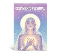 Shein Juego de cartas de escritorio de meditación mindfulness en español, juego de mesa de entretenimiento casual, 55 tarjetas de práctica de mindfulness, p
