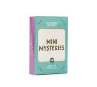 Shein Juego de cartas de Mini Misterios, 50 acertijos detectivescos para súper detectives, juego divertido para después de la cena y actividad de rompecabez