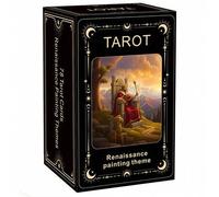Shein Juego de Cartas de Tarot con Tema de Pintura del Renacimiento, 78 Cartas, Perfecto para Principiantes, Ideal para Amantes de la Historia, Entusiastas
