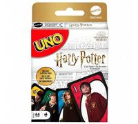 Shein Juego de cartas UNO de Harry Potter de Mattel Games, para niños, adultos y veladas de juego, basado en la popular serie, para 2-10 jugadores