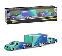 Shein Juego de coche y camión a escala 1/64 de metal fundido - Colección de vehÃculos de aleación de múltiples marcas (Chevrolet, Ford, Toyota, Volkswa