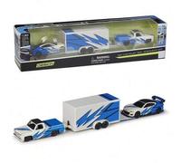 Shein Juego de coche y camión a escala 1/64 de metal fundido - Colección de vehÃculos de aleación de múltiples marcas (Chevrolet, Ford, Toyota, Volkswa