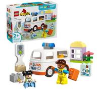 Shein Juego de construcción de ambulancia y conductor de DUPLO Town - Juguete educativo y de aprendizaje preescolar de ambulancia para niños pequeños, niños