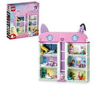 Shein Juego de construcción Gabby's Dollhouse 10788, casa de muñecas de 8 habitaciones con detalles perfectos y personajes populares del programa, incluyend