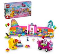 Shein Juego de construcción Gabby's Dollhouse 10788, casa de muñecas de 8 habitaciones con detalles perfectos y personajes populares del programa, incluyend