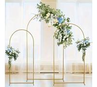 Shein Juego de decoración de arco de múltiples piezas para combinación libre de 2 piezas y 3 piezas, cubiertas de arco, pabellones de boda, marcos de jardín