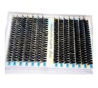 Shein Juego de extensiones de pestañas de 14 filas, 280 racimos, D/DD volumen, 60+80 piezas, longitudes mixtas de 10-18mm con puntas en Y termofusionadas, g