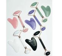 Shein Juego de herramientas de masaje facial, rodillo facial para reducir el enrojecimiento, herramientas de cuidado de la piel, autocuidado para hombres y